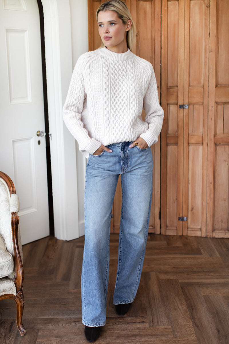 Fisherman Sweater - Ivory