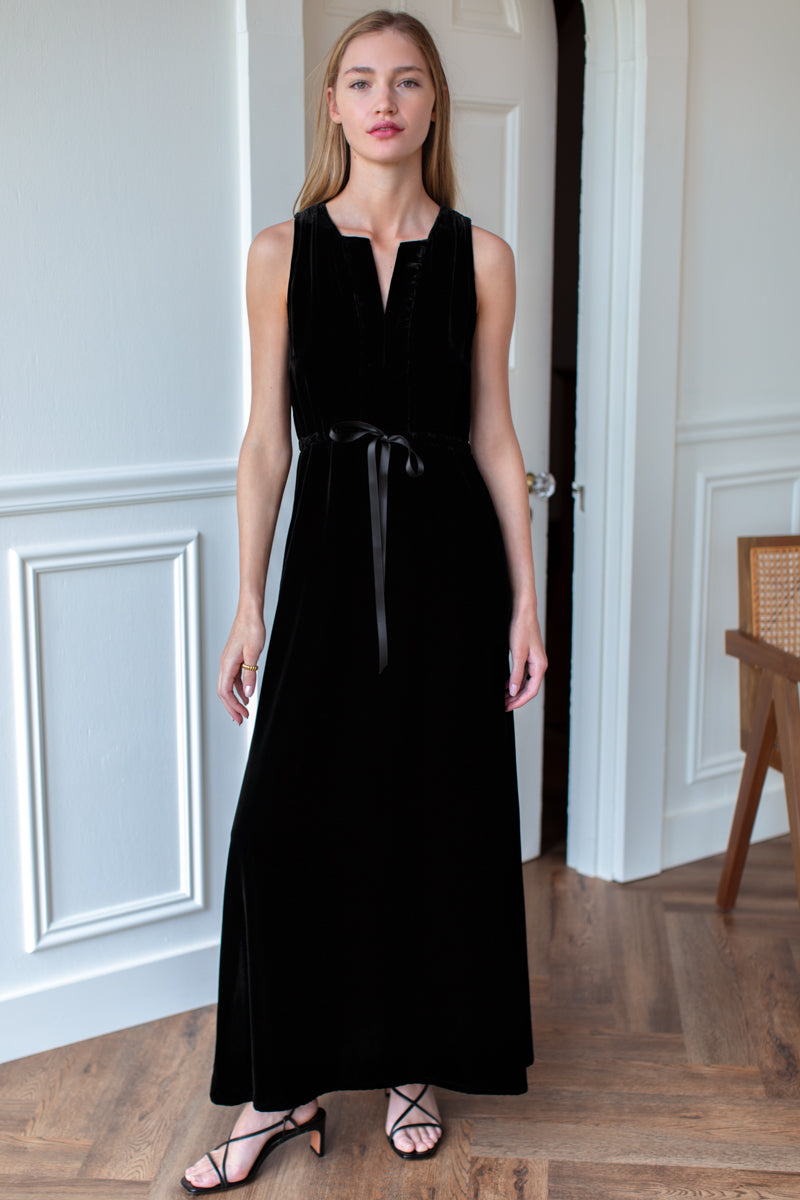 Black grecian dress online