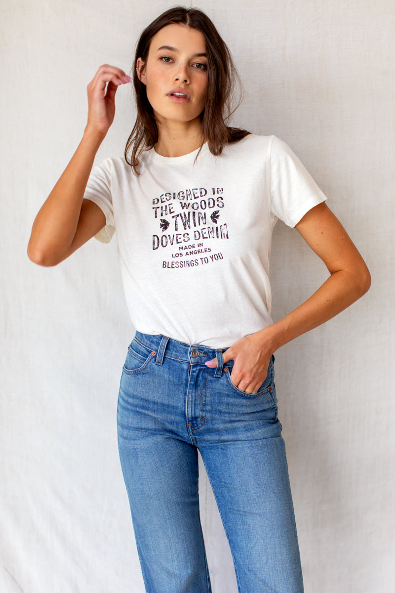 In the Woods T-shirt - Vintage White