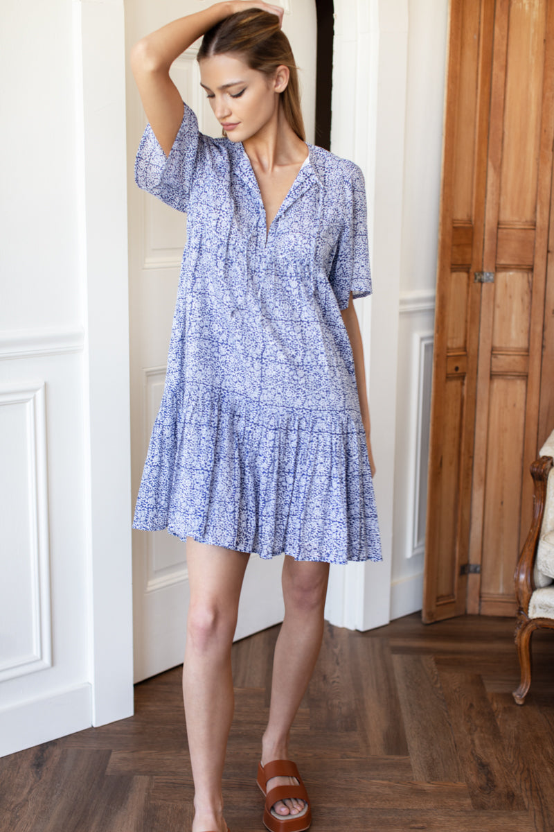 Isla Dress - Porcelain Organic