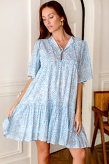 ブラウス シャツ ISLA PRINTED LONG SLEEVE SHIRT | ISLA プリント 長袖 シャツ レディース Loungedress ブラウス シャツ ライトサテンBIGシャツ レディース
