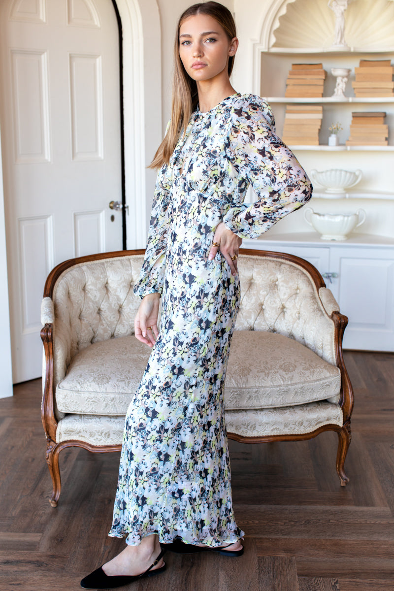 Keyhole Maxi Dress - Meadow - Emerson Fry Keyhole Maxi Dress - Meadow - Emerson Fry