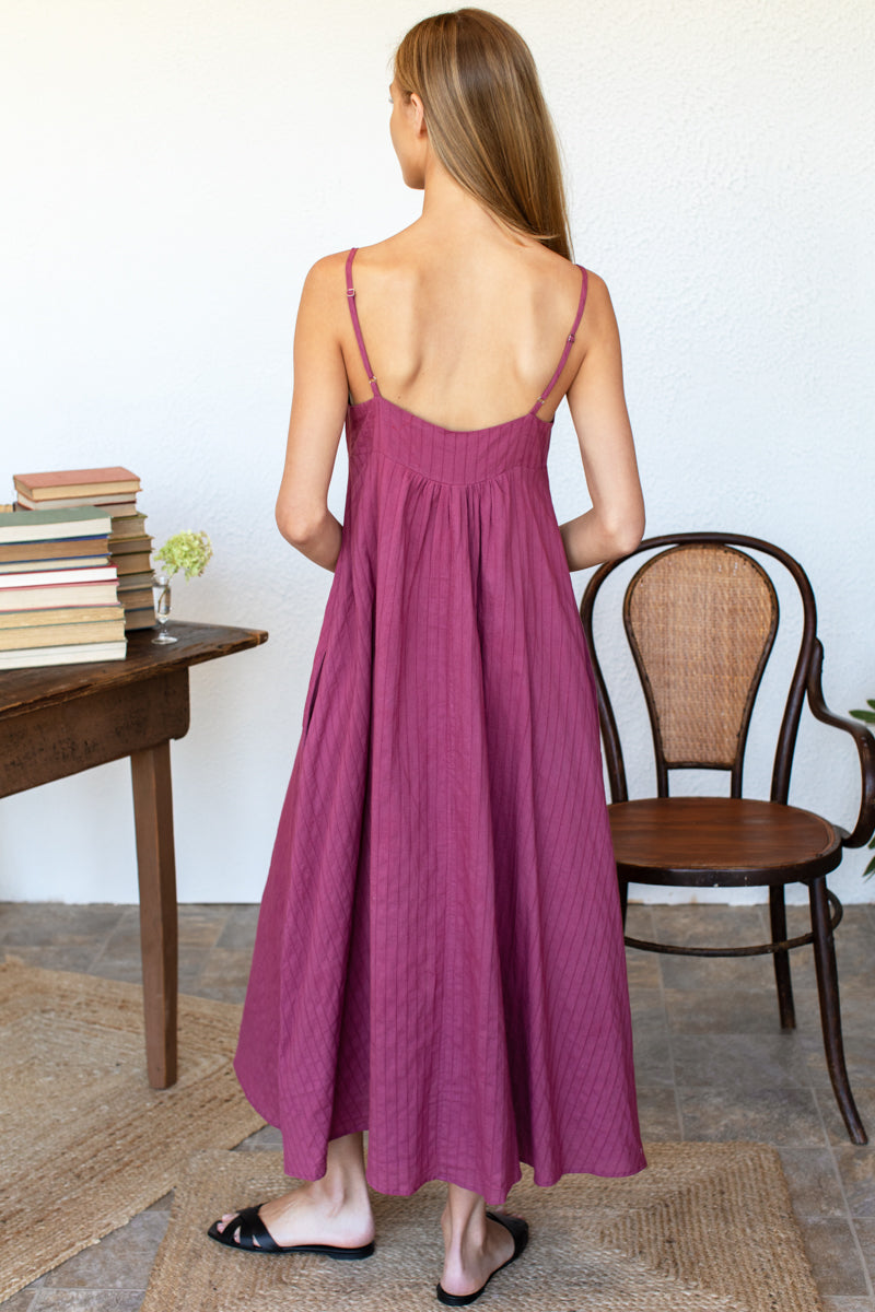 Ladder Dress - Crushed Berry L Ladder Dress - Crushed Berry L