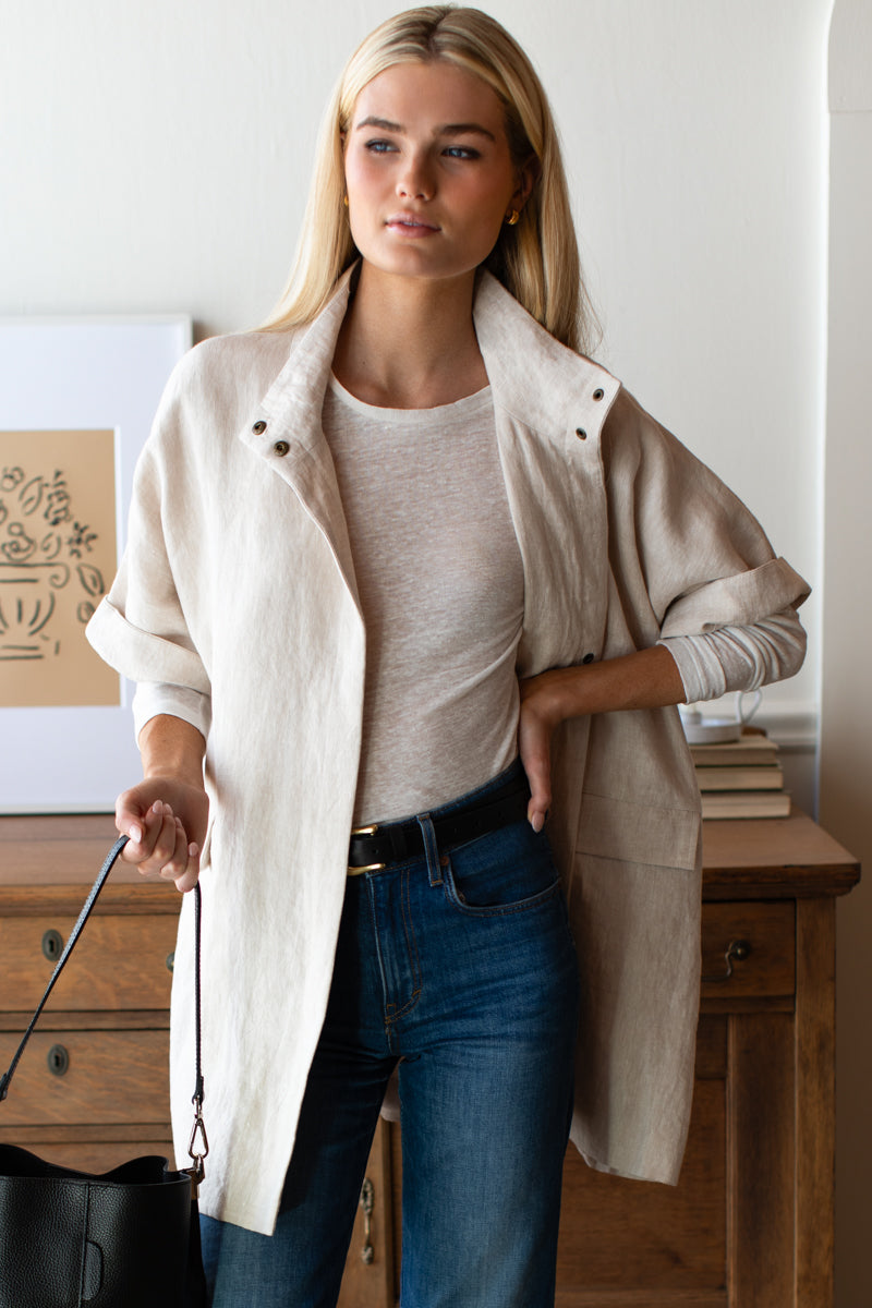Layering Jacket - Beach Linen