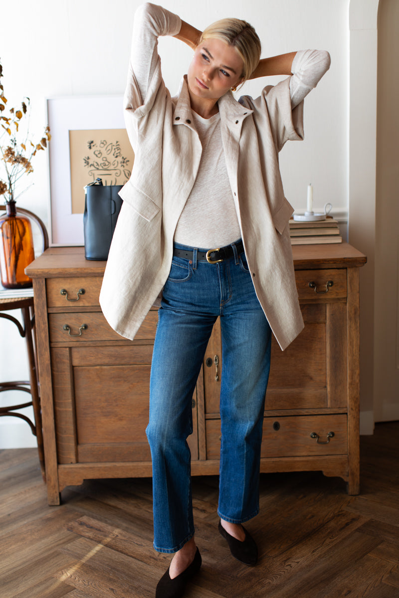Layering Jacket - Beach Linen