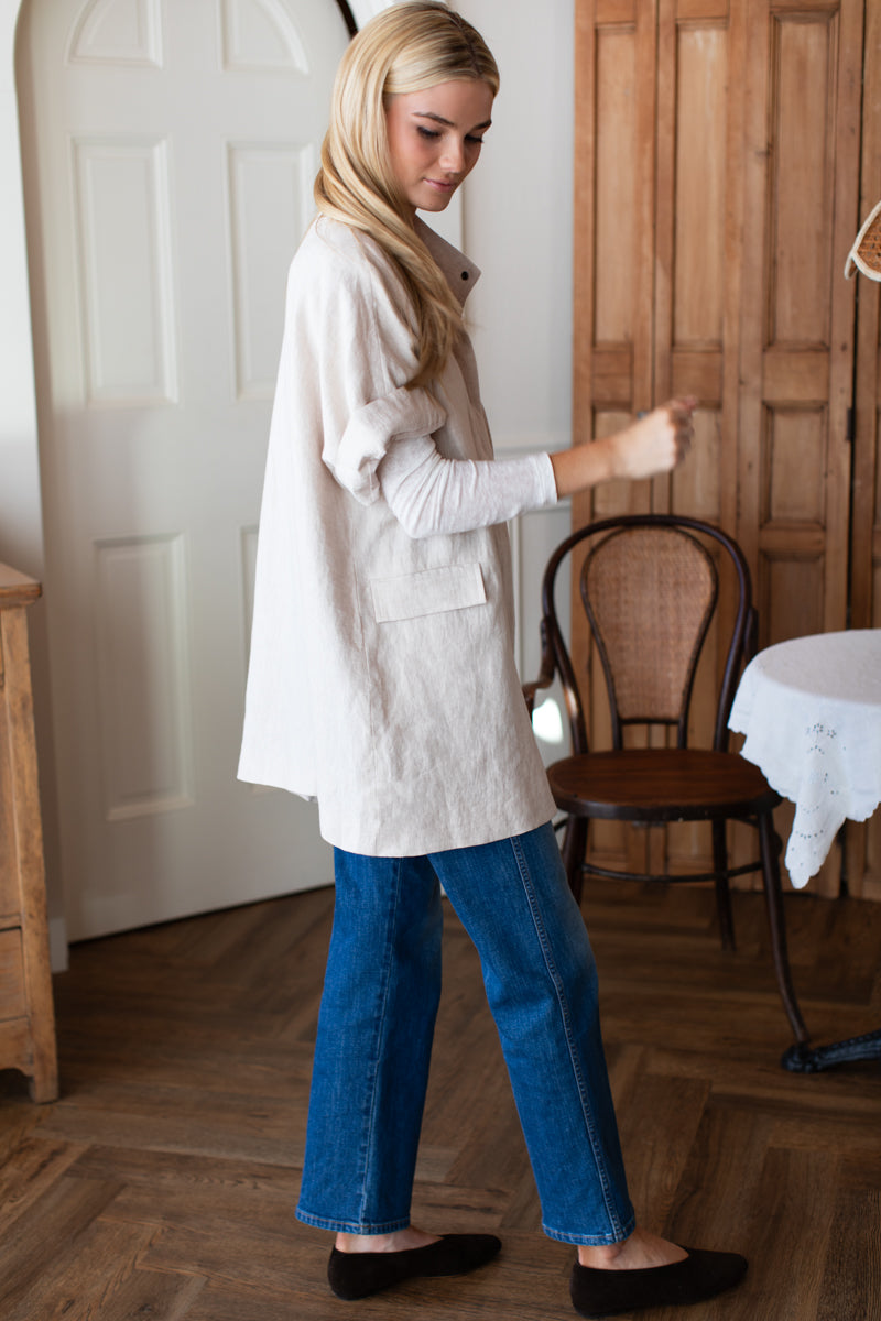 Layering Jacket - Beach Linen
