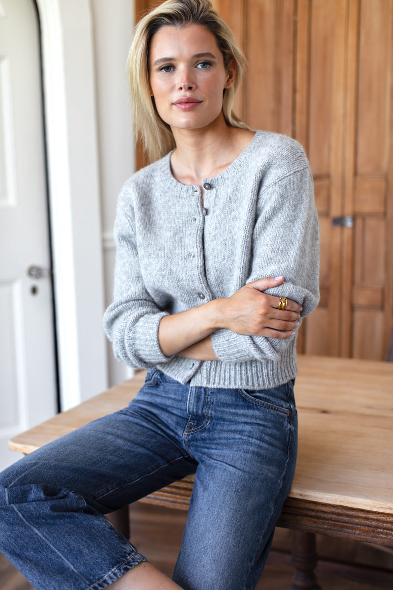 Little Atelier Cardigan - Heather Grey
