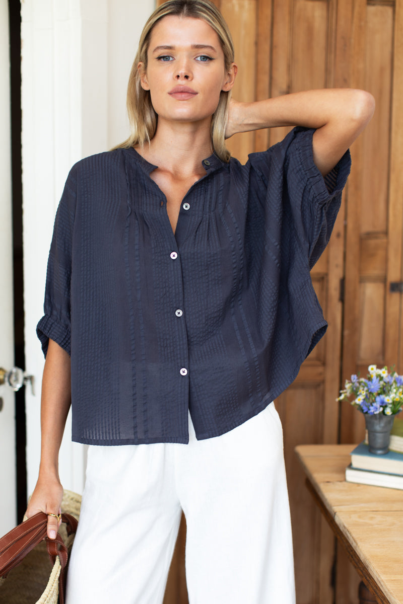 low collar dress shirts Collarless Dress Shirt
