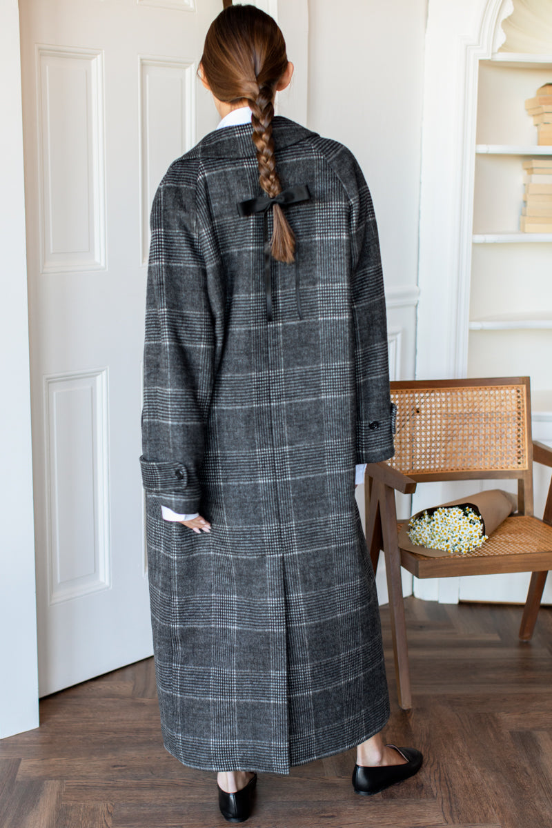 Maxi Overcoat - Mackenzie Plaid Wool