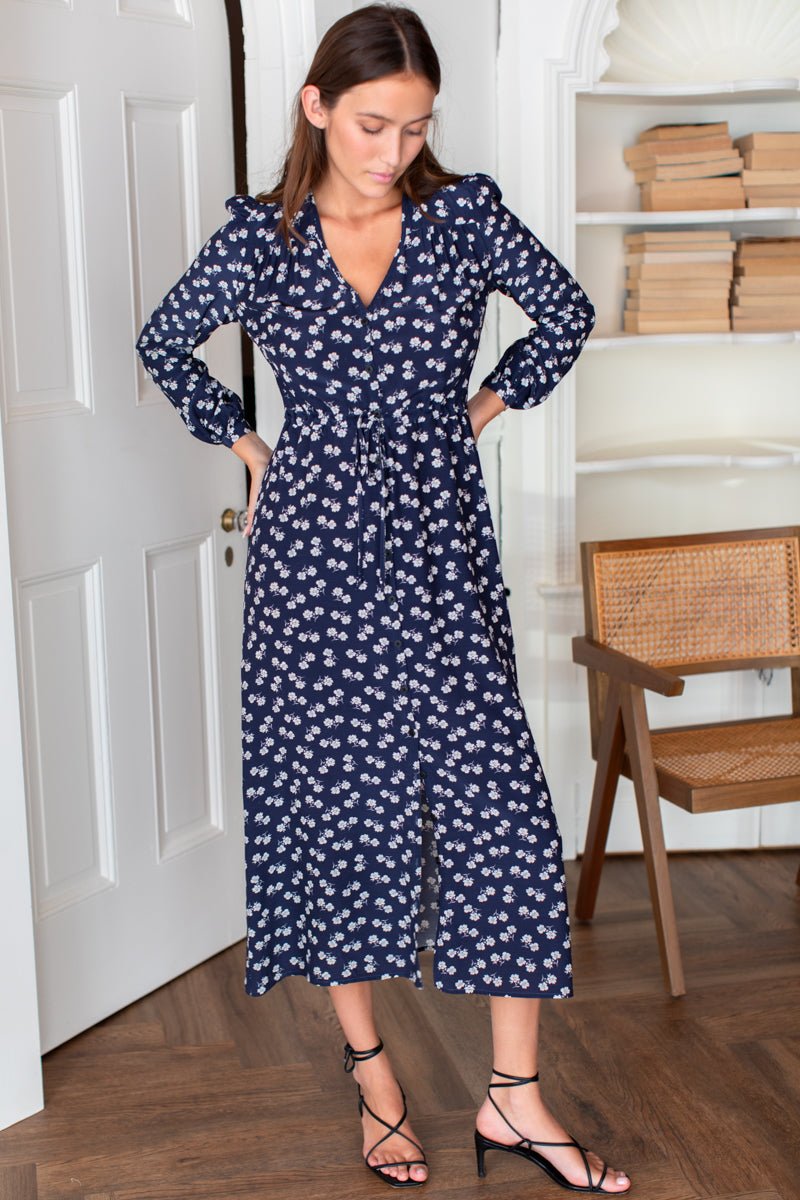 May Dress - Franny B Mood Indigo