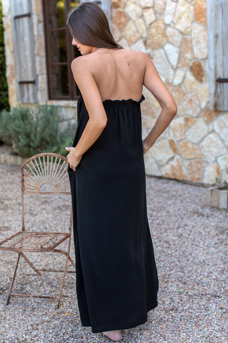 Ophelia Maxi Dress - Black