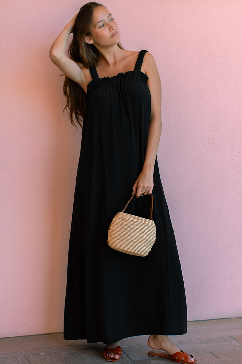 Ophelia Maxi Dress - Black