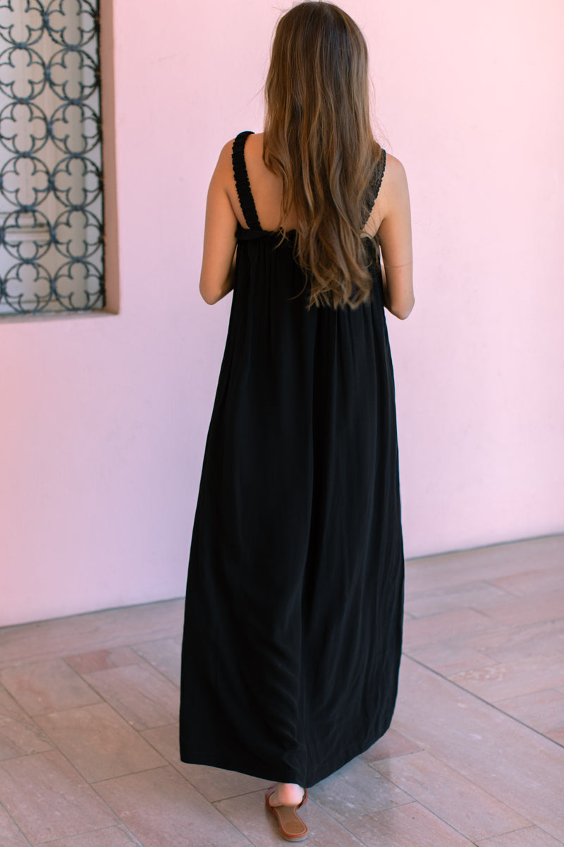 Ophelia Maxi Dress - Black