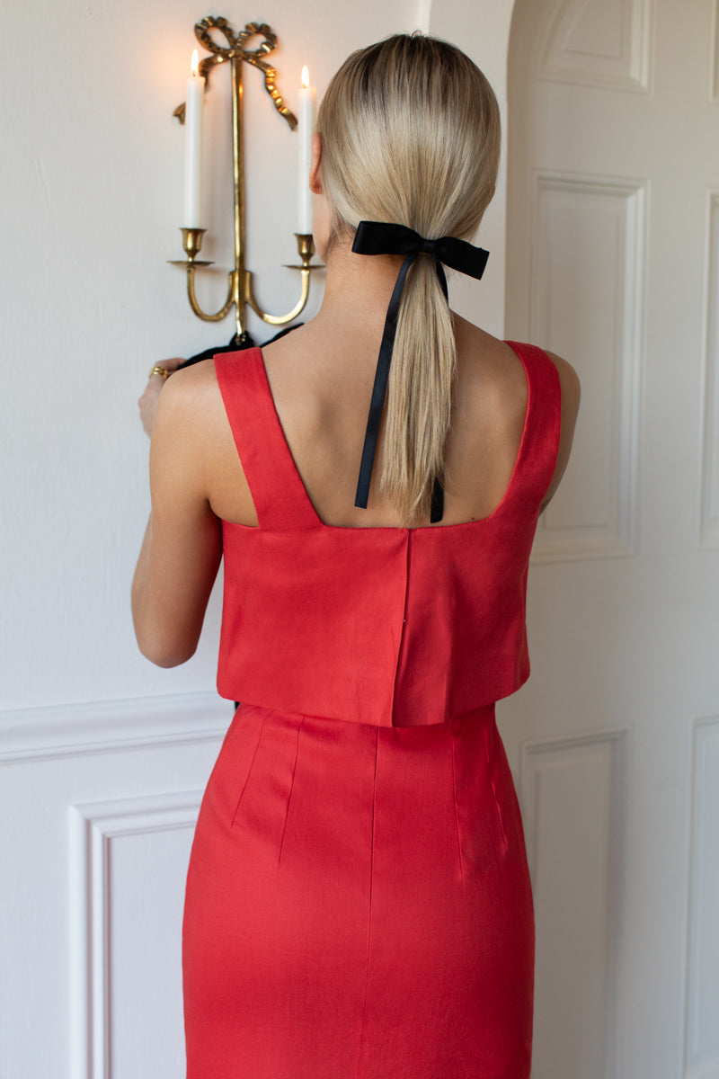 apple red cocktail dress Faviana Short Red Cocktail Dress with Corset Back Red / 6