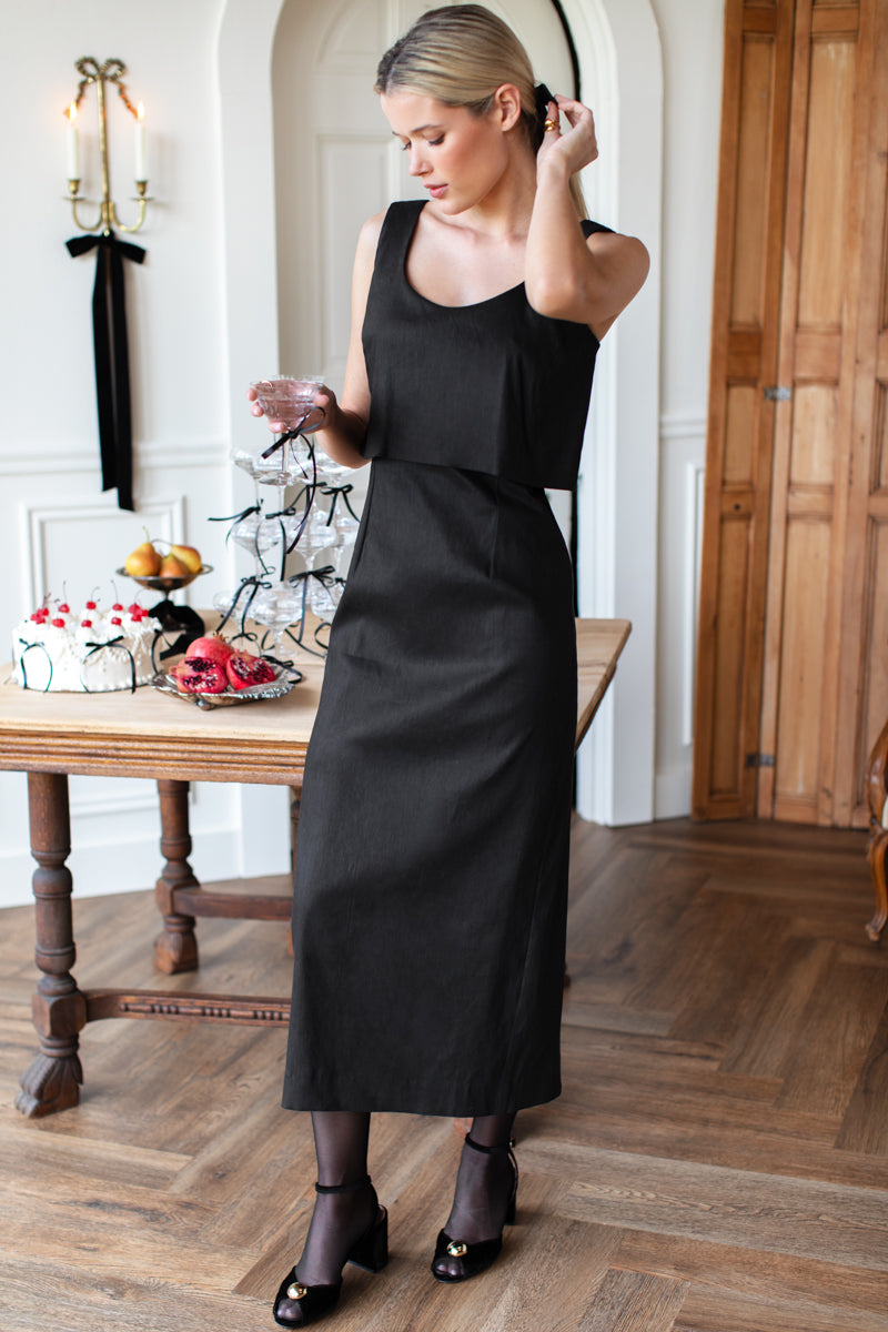 Jewel Heel - Black Velvet