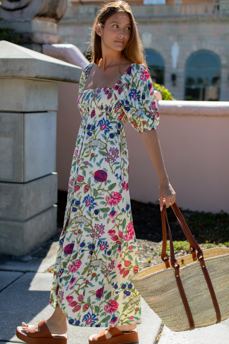 Santiago 3 Maxi Dress - Laurent Satin - Emerson Fry