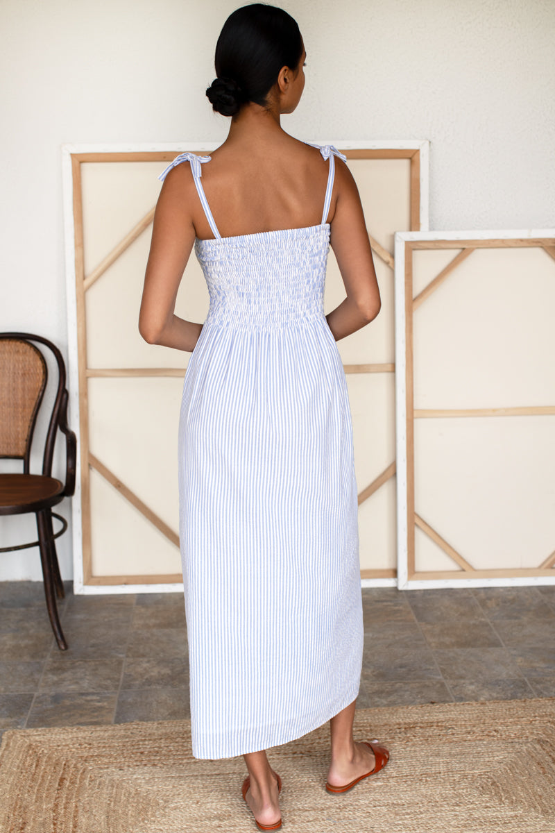 Santiago Sundress - Plein Air Stripe