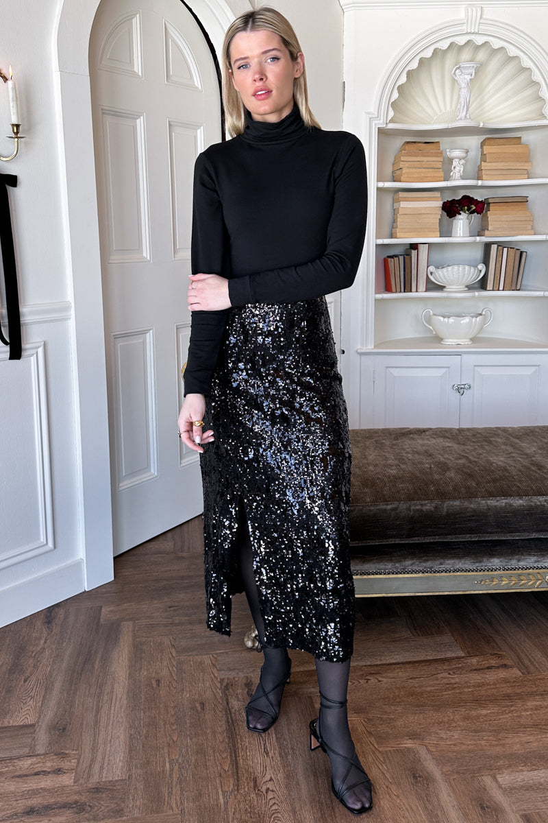 sequin dress skirt Affie Sequin Skirt 0 / Rose Gold Sequin