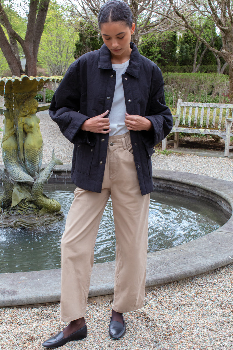 Camp Barn Coat - Jet Black Organic