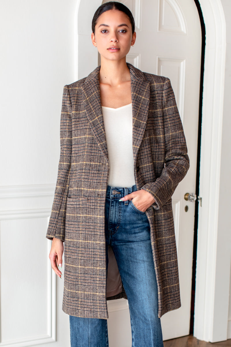 Tailored Coat - Henderson Plaid