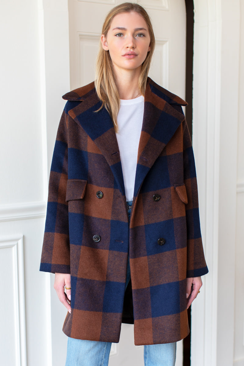 Thomas Coat - Plaid Wool