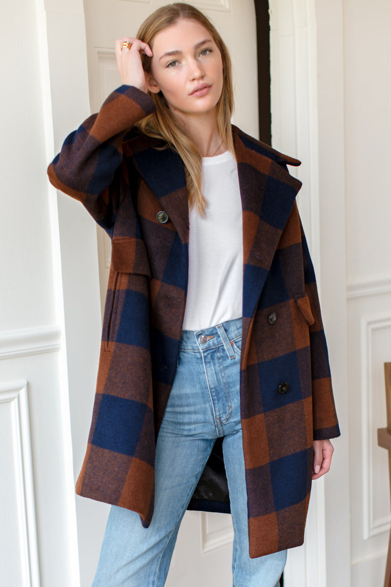 Thomas Coat - Plaid Wool