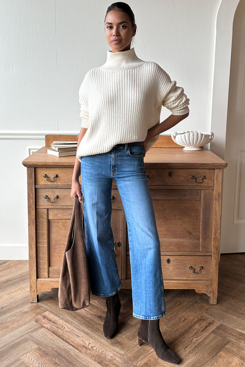 Thrifted Gem Ankle - Vintage Blue