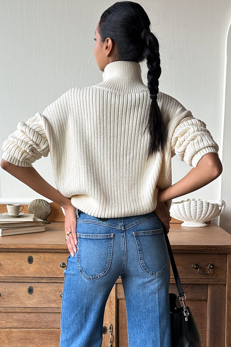 Thrifted Gem Ankle - Vintage Blue