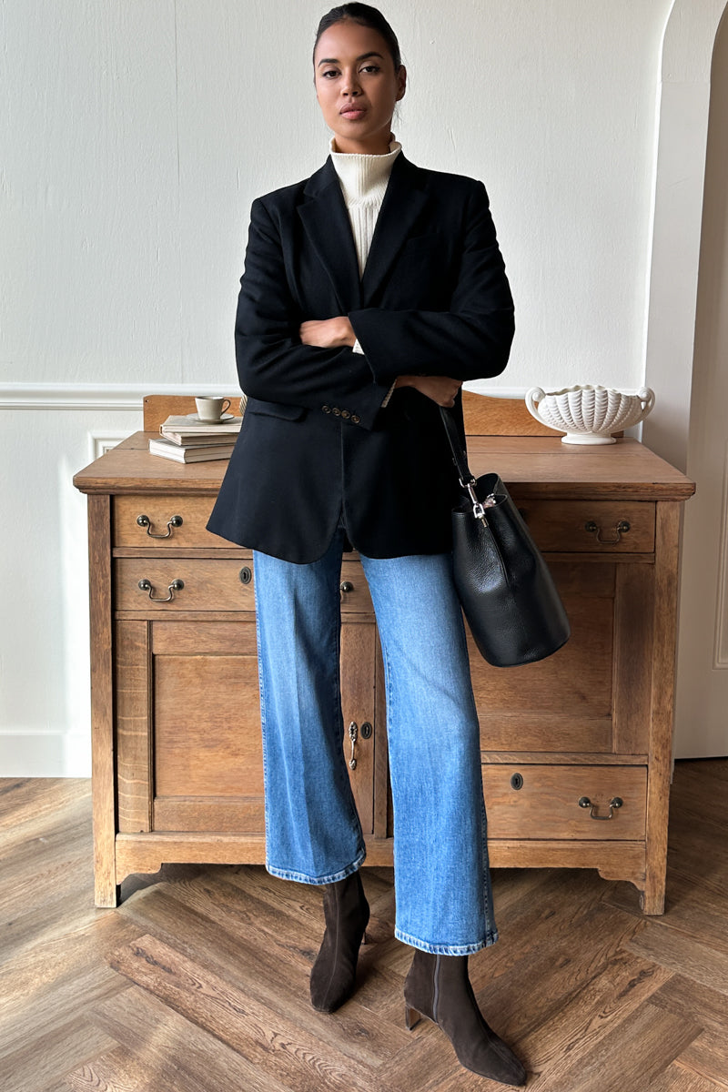 Thrifted Gem Ankle - Vintage Blue