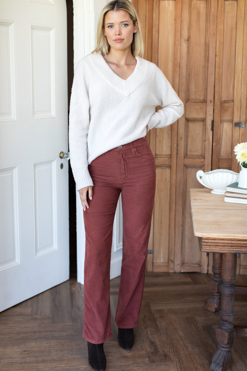 Treasure Straight - Rooibos Corduroy