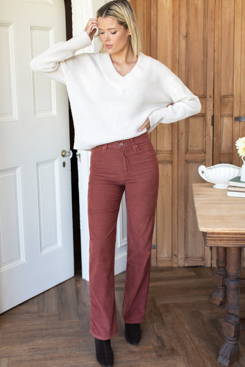 Treasure Straight - Rooibos Corduroy