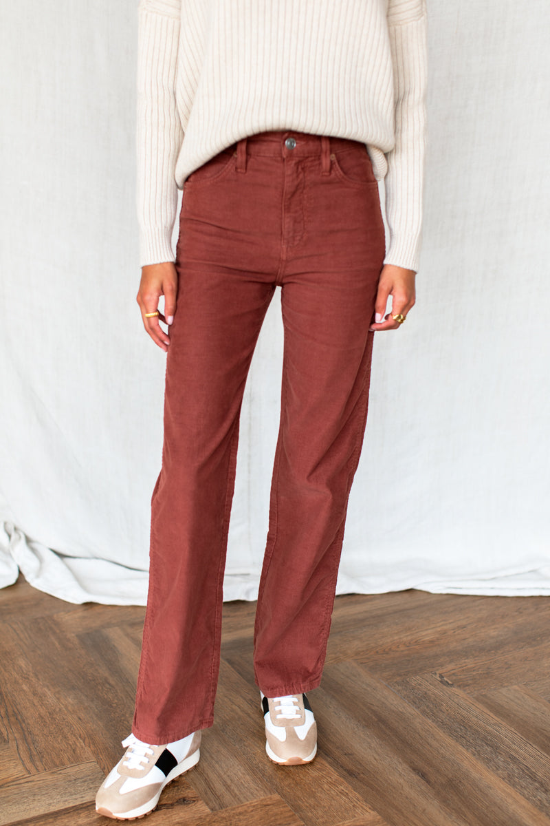 Treasure Straight - Rooibos Corduroy