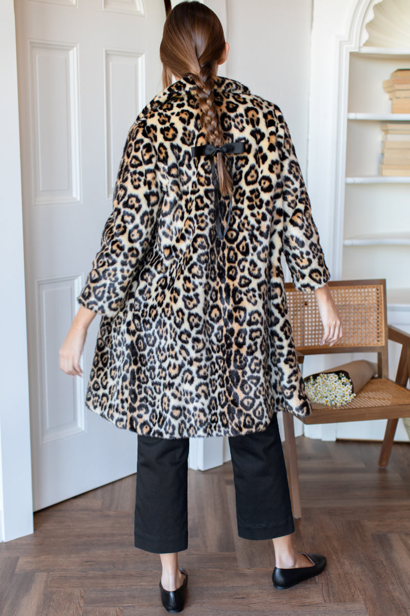 Myer leopard print coat best sale