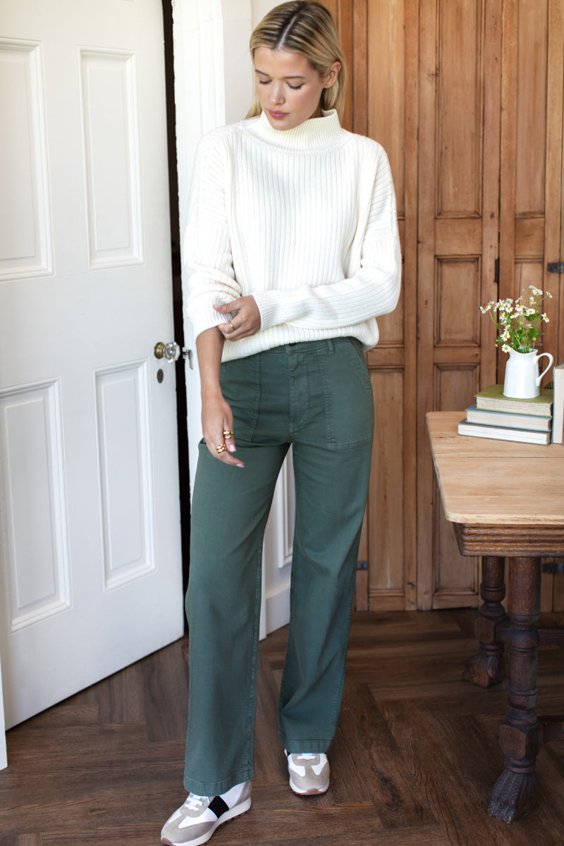 Vintage Army Pant Long - Vintage Green