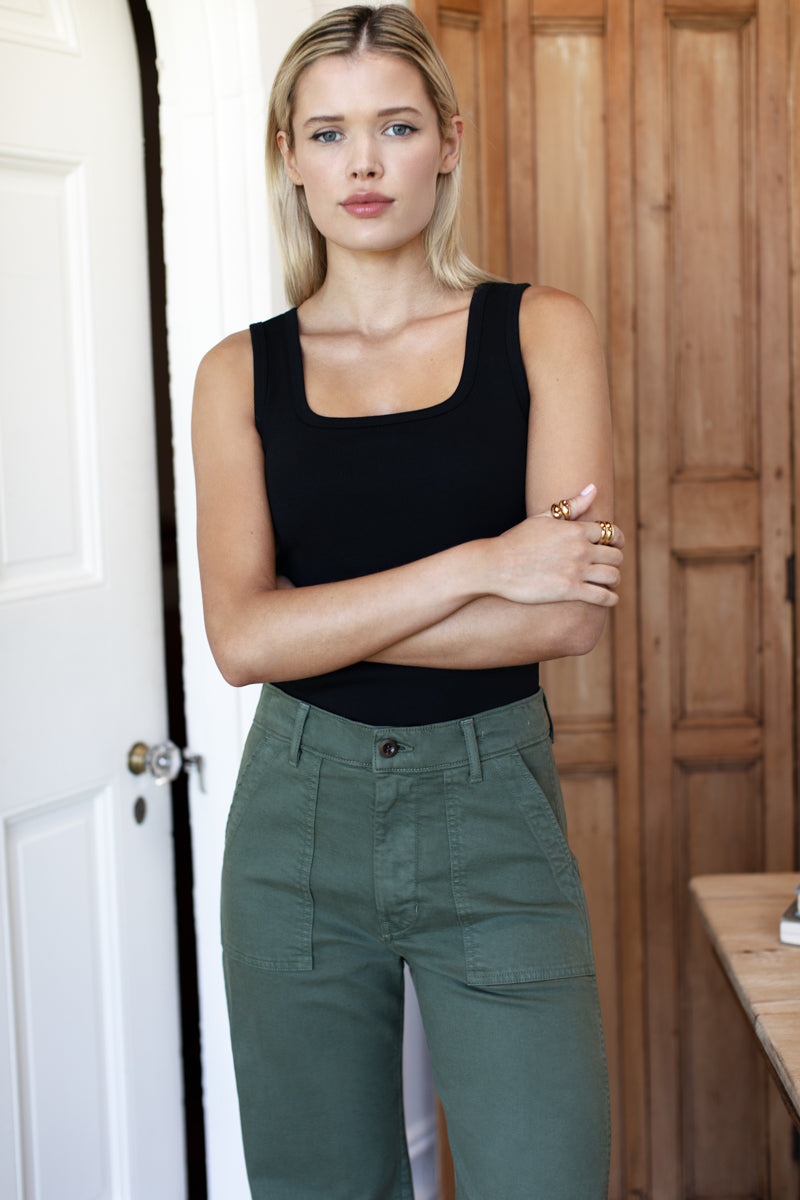Vintage Army Pant Long - Vintage Green