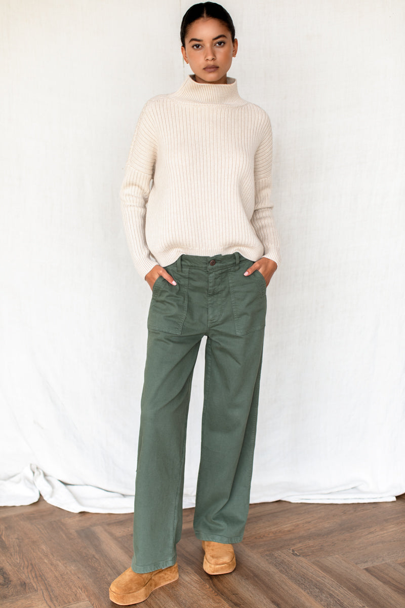 Vintage Army Pant Long - Vintage Green