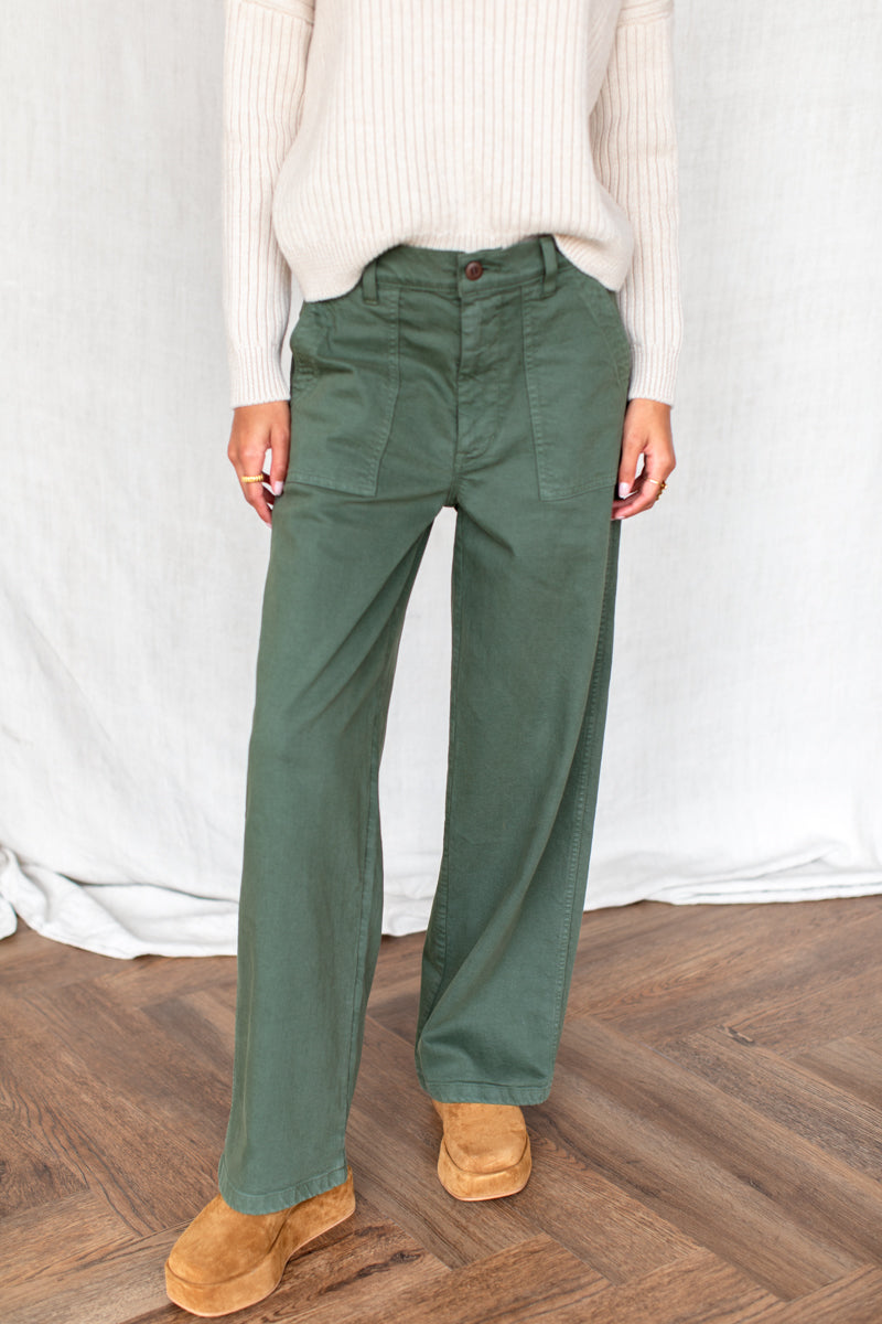 Vintage Army Pant Long - Vintage Green