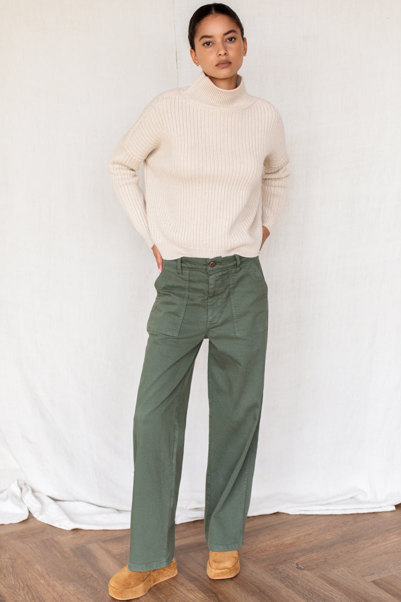 Vintage Army Pant Long - Vintage Green