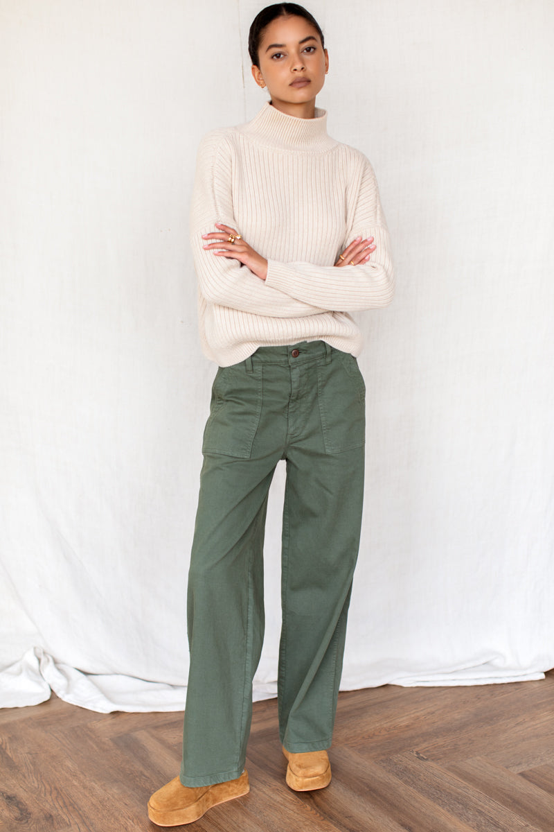 Vintage Army Pant Long - Vintage Green