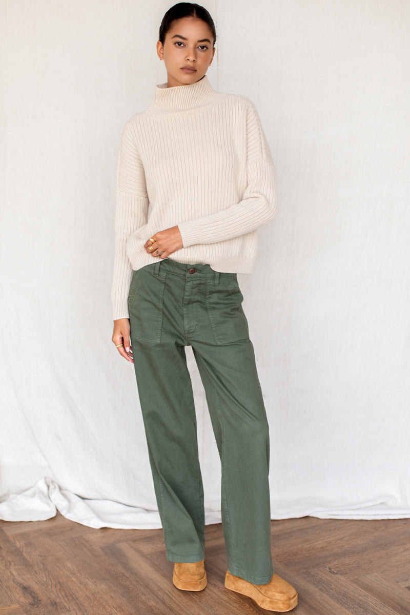 Vintage Army Pant Long - Vintage Green