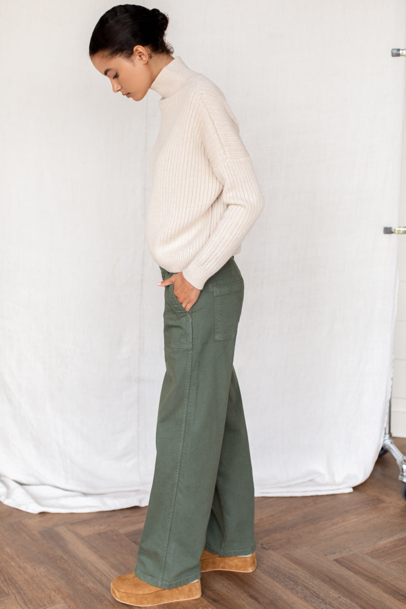 Vintage Army Pant Long - Vintage Green