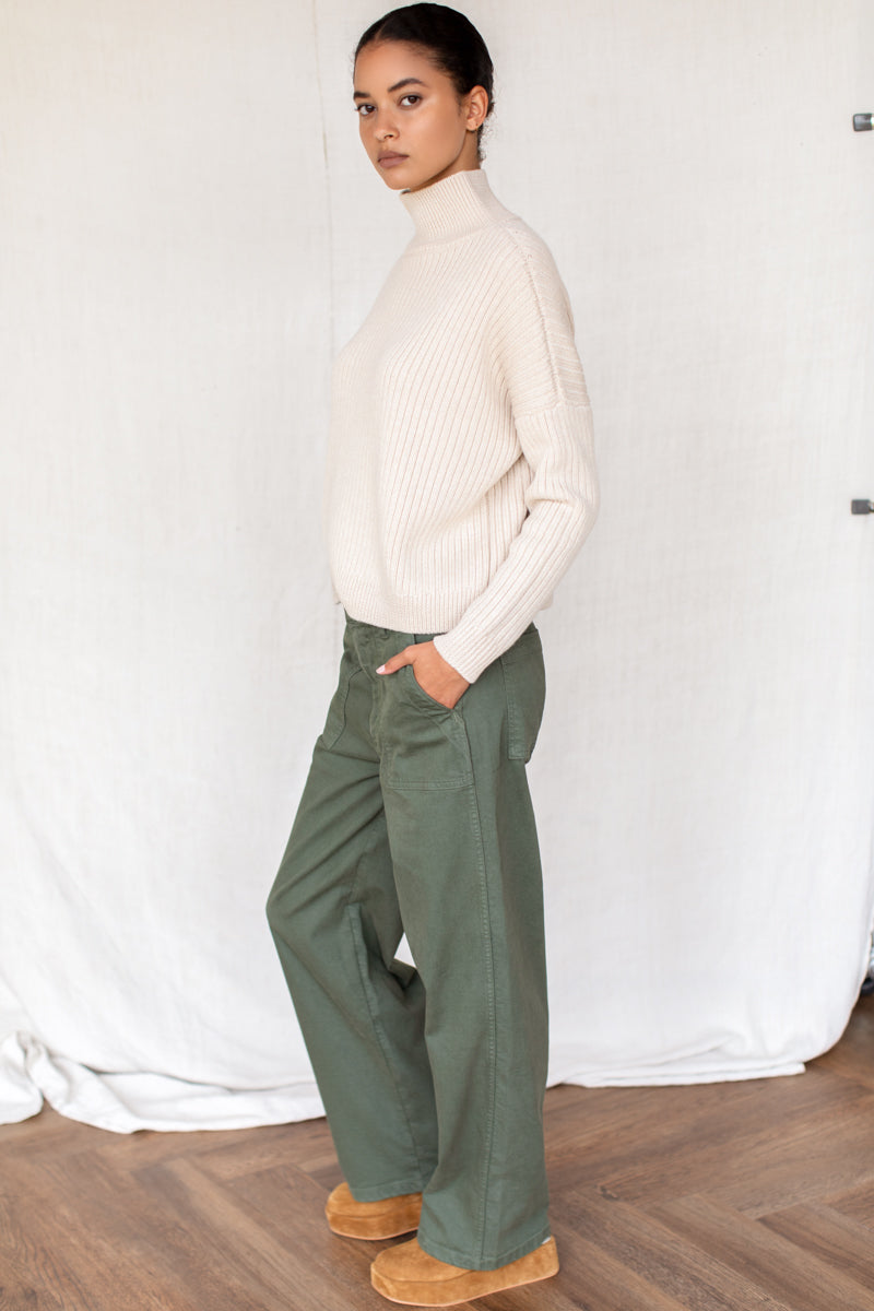 Vintage Army Pant Long - Vintage Green