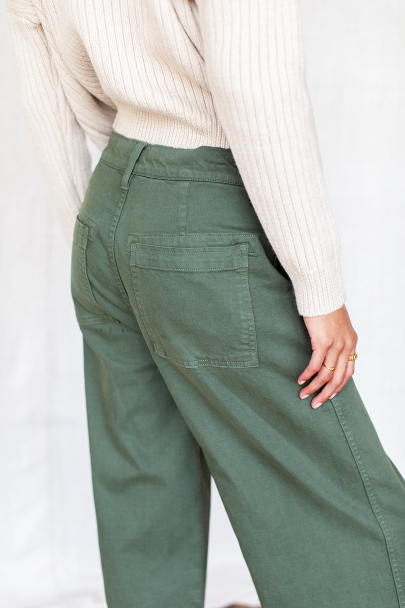 Vintage Army Pant Long - Vintage Green