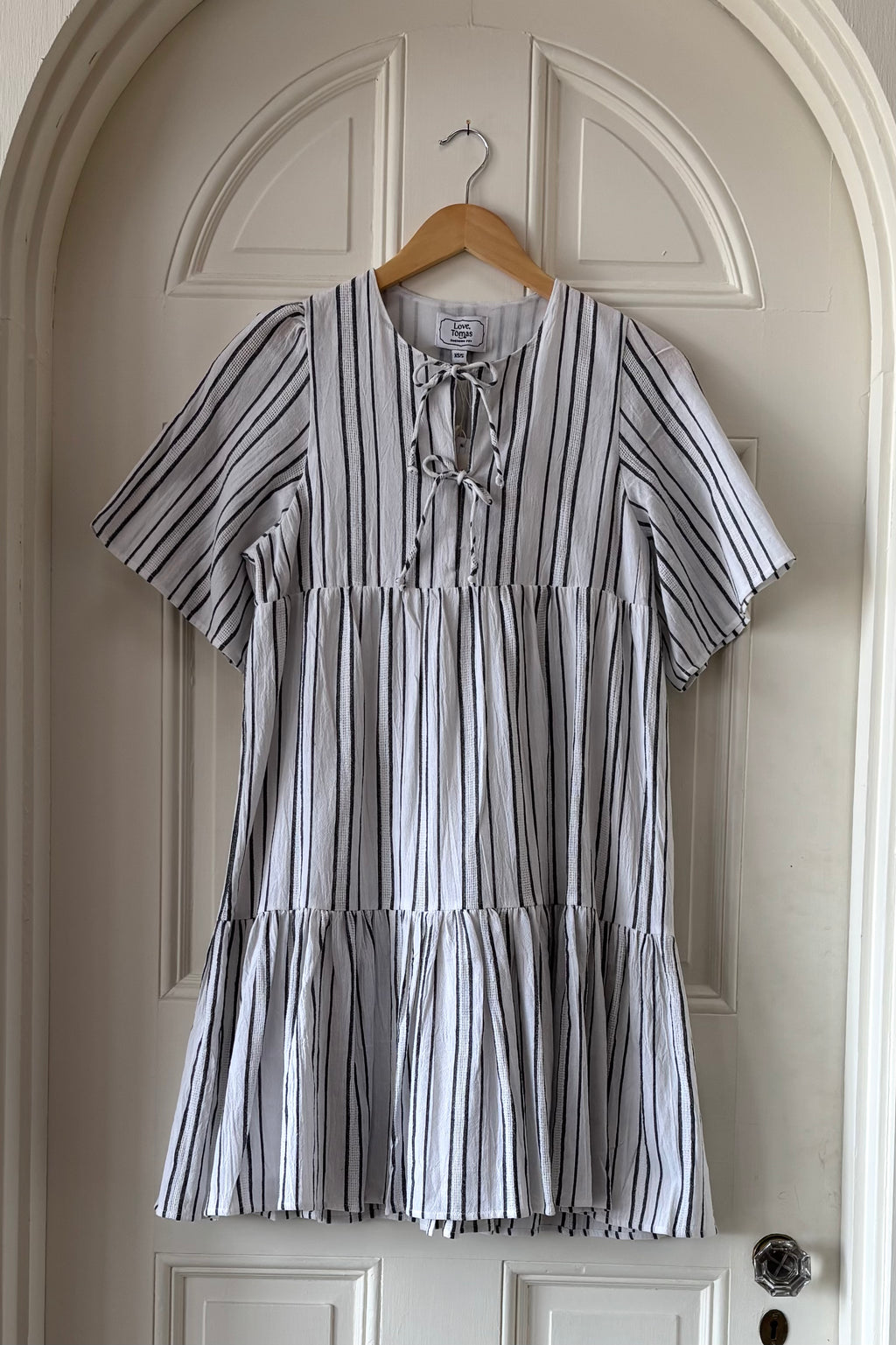 Isla Dress 2 - Textured Stripes