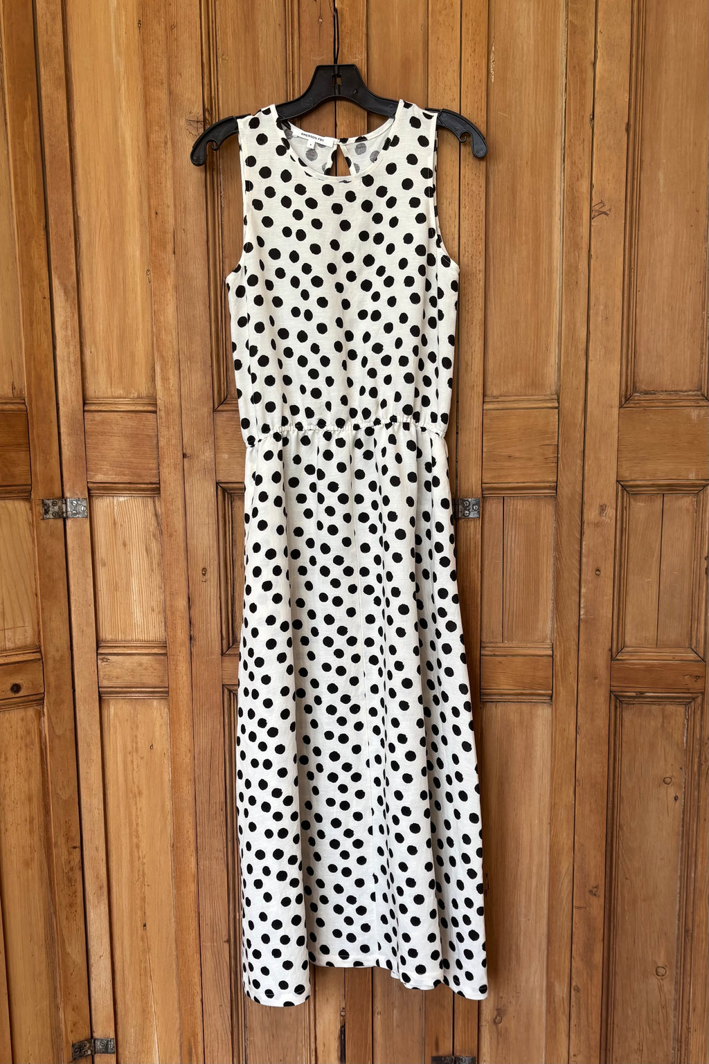 Atelier Sundress - Ivory + Black Dots