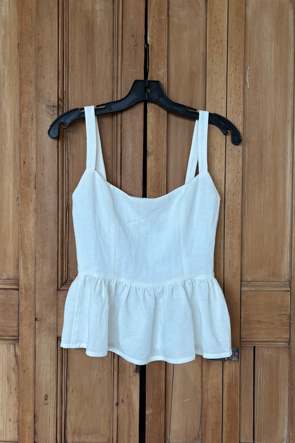 Jour Peplum Top 2 - Star White