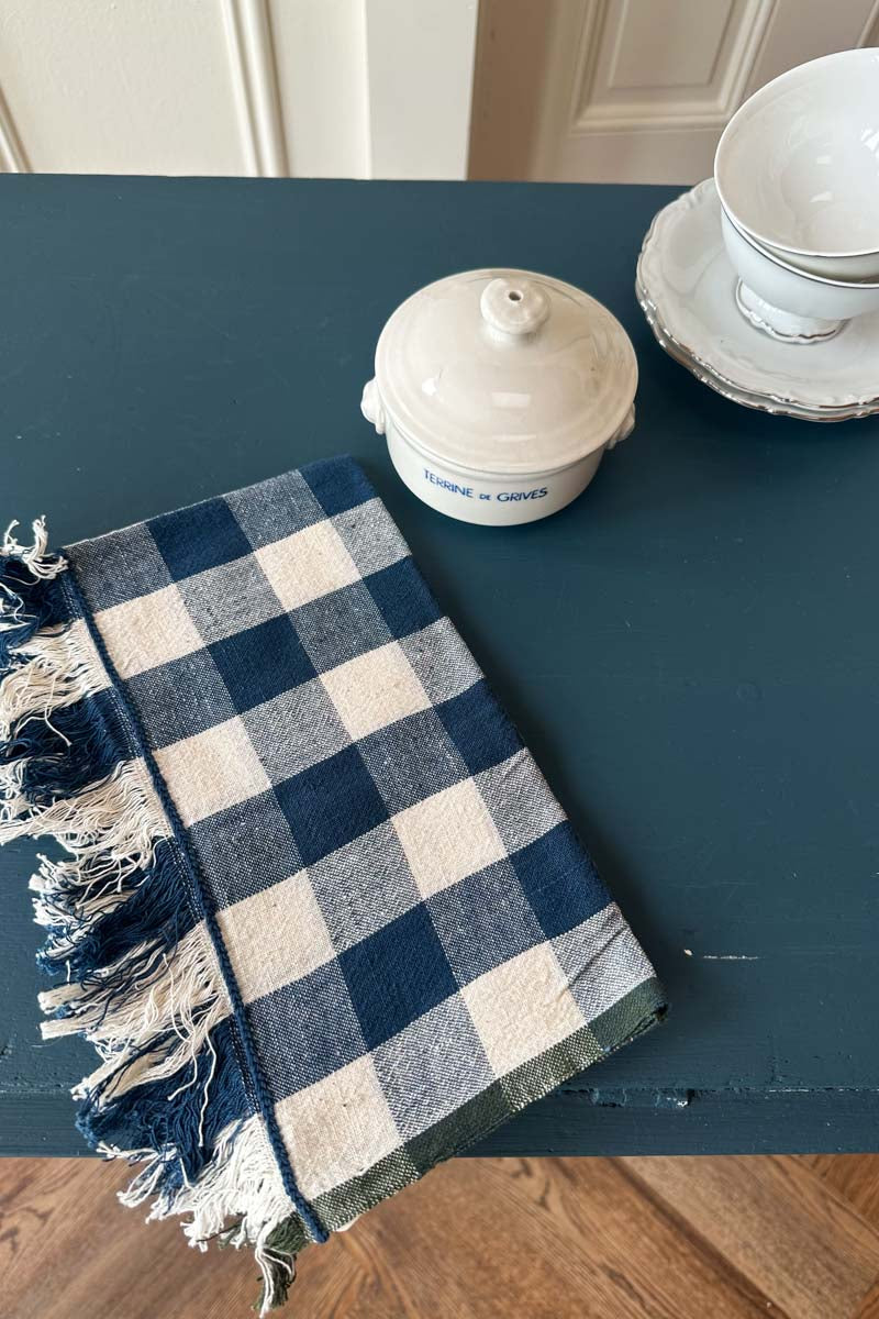 Plaid Napkin Set - Indigo