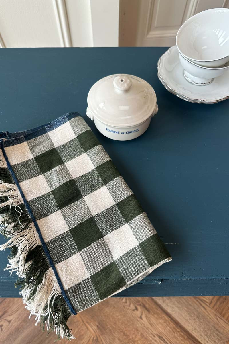 Plaid Napkin Set - Fern Green