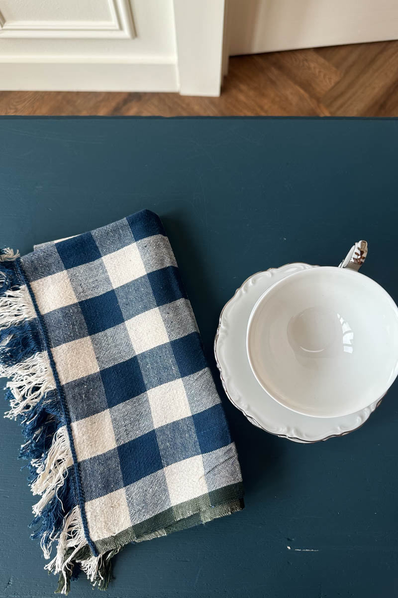 Plaid Napkin Set - Indigo