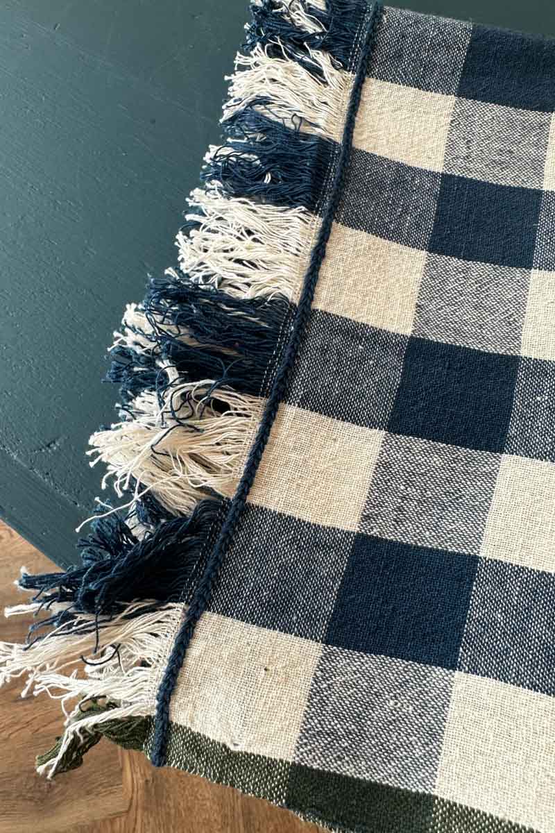 Plaid Napkin Set - Indigo